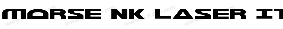 Morse NK Laser Italic字体转换